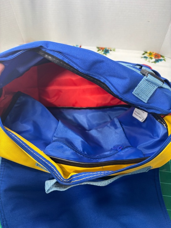 Vintage Calgary Stampede Merch Kids Colorblock Messenger Bag Rodeo Theme - Picture 7 of 10